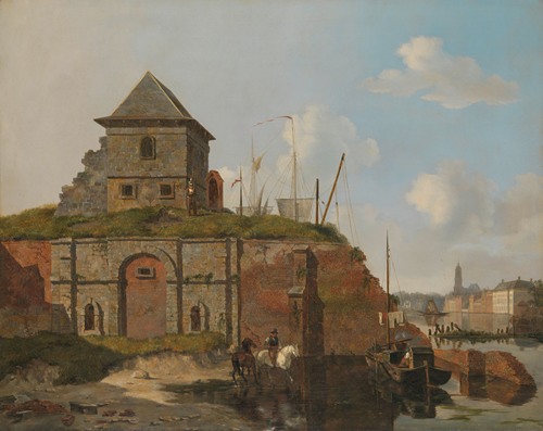 City Wall with Gunpowder Magazine (1830)