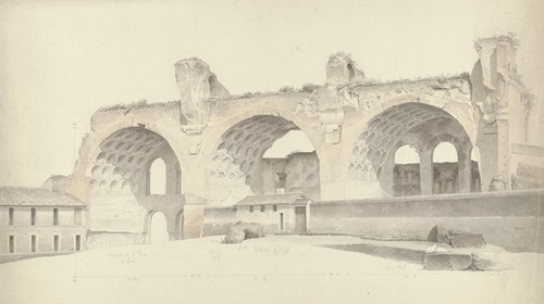 The Basilica of Maxentius and Constantine in Rome
