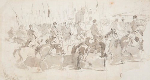 General McClellan’s Sixth Cavalry Regiment, Embarking at Alexandria for Old Point Comfort