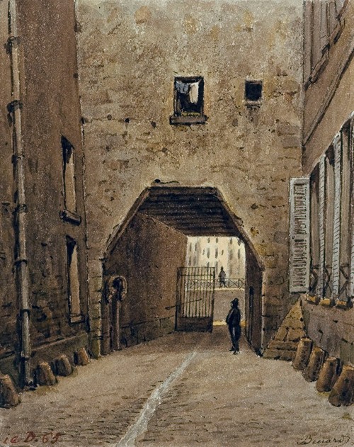 Rue des chantres (entre le quai aux fleurs et la rue Chanoinesse).