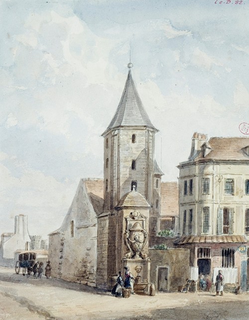 Tour d’Alexandre, restes de l’abbaye Saint Victor (Tour d’angle des bâtiments abbatiaux).