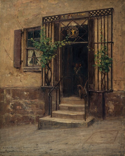 Auberge à l’enseigne de Saint-Étienne, rue de la Montagne-Sainte-Geneviève