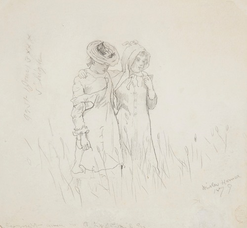 Two Girls in a Field (1879)
