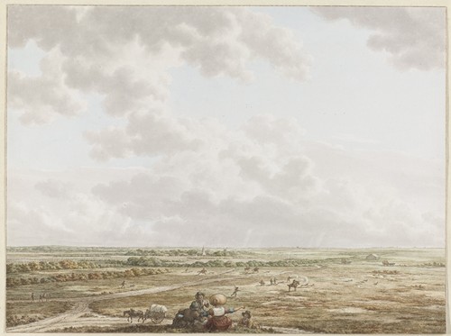 Gezicht van de Tafelberg bij Blaricum, met op de voorgrond Laren