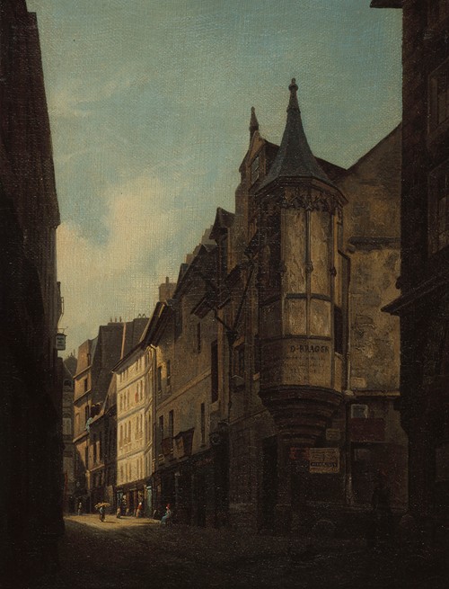 L’échauguette de l’hôtel de Schomberg à l’angle des rues Bailleul et Jean Tison