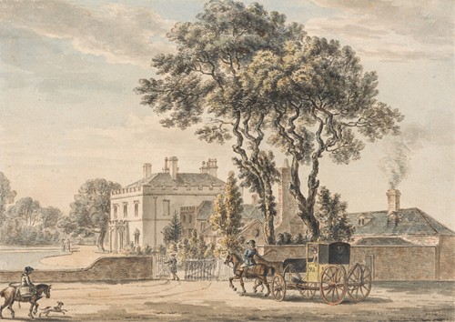North-East View of Sir John Elvil’s House on Englefield Green near Egham in Surrey
