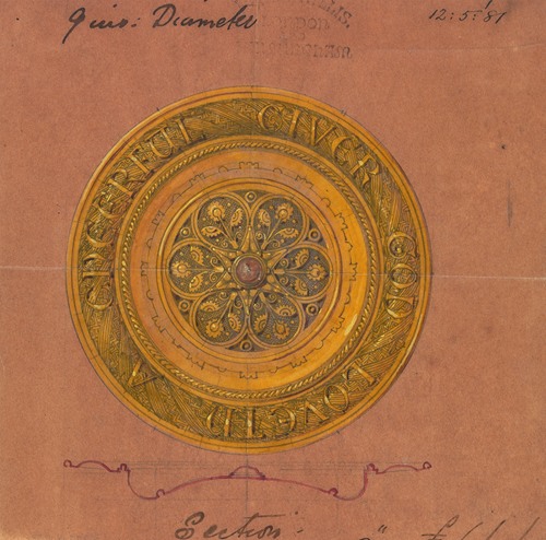 Designs executed for Jones and Willis, metal and wood-workers and church furniture manufacturers of Birmingham and London 6