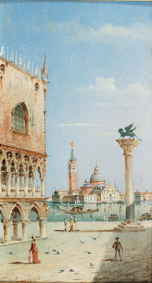 Venedig, Blick auf San Giorgio Maggiore vom Markusplatz aus