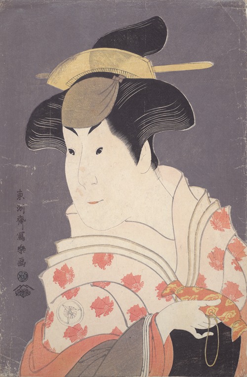 The Actor Iwai Hanshiro IV as the Wet Nurse Shigenoi from the play The Loved Wife’s Parti-Colored Halter