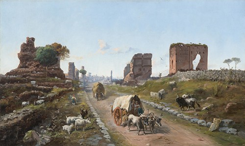 Via Appia all’altezza del IV Miglio