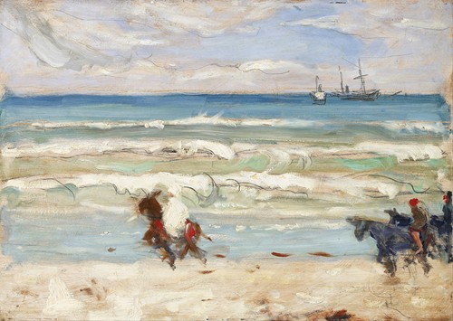 Beach Scene, Tangier (1906-1916)