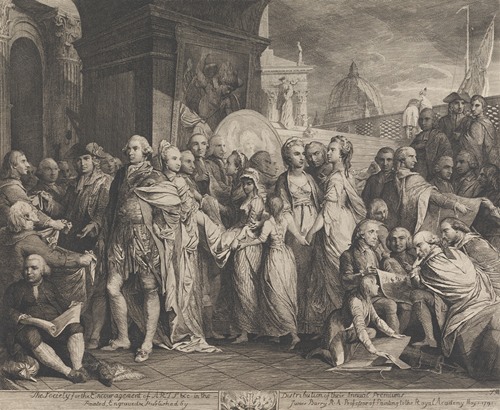 The Queen or Domestic Education at Windsor (Designs for the Walls of the Great Room of the Society for the Encouragement of the Arts)