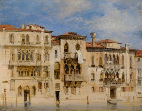 The Palazzi Manolesso-Ferro, Contarini-Fasan and Venier-Contarini on the Grand Canal, Venice