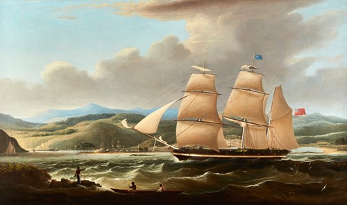 Lone British Schooner