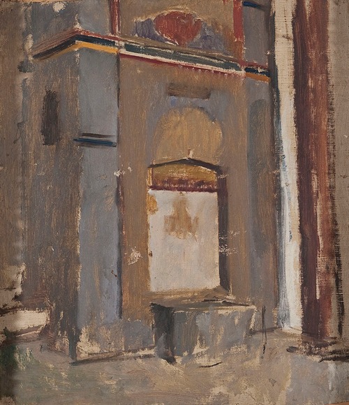 Fountain in the khan’s palace in Bakhchisaray. From the journey to Crimea between 1887 and 1899