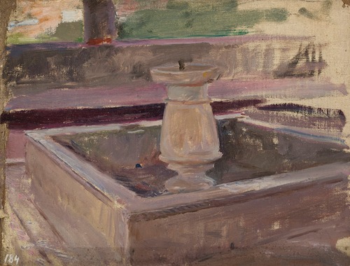 Fountain in the khan’s palace in Bakhchisaray. From the journey to Crimea