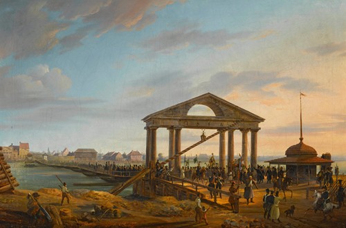 Entry to Warsaw with captives and standards won in the battles of Wawer and Dąb Wielki on 2 April 1831