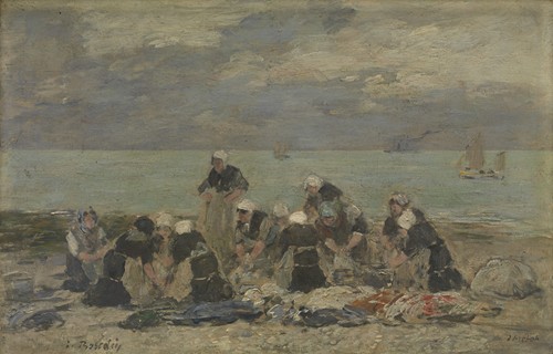 Le Haver L'Avant Port 1866 Painting