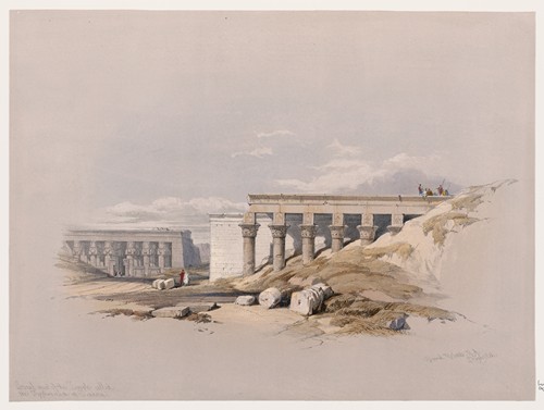 Lateral view of the temple called the Typhonæum, at Dendera [Dandara].
