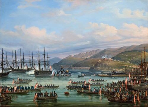 The Repatriation of the Body of Emperor Maximilian of Mexico to Trieste on 15 January 1868