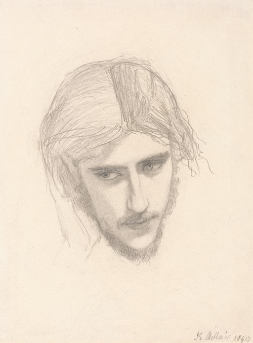 Study for the Head of Ferdinand in ‘Ferdinand Lured by Ariel’
