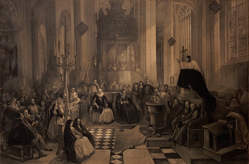 Restoration of Worship in the Antwerp Cathedral in 1566
