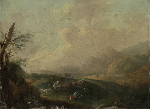 Landscape with Resting Shepherd