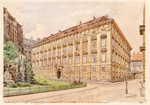 Das Unterrichtsministerium am Minoritenplatz (The Ministry of Education on Minoritenplatz)