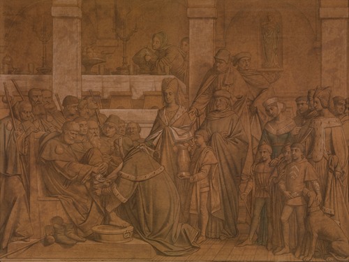 Maundy Thursday Celebrated for the First Time in the Sint-Julianusgasthuis in Antwerp in 1303