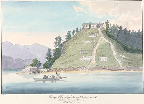 Village of Friendly Indians at the Entrance of Buter Canal near Hanover