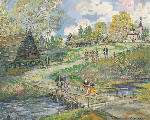 Village scene