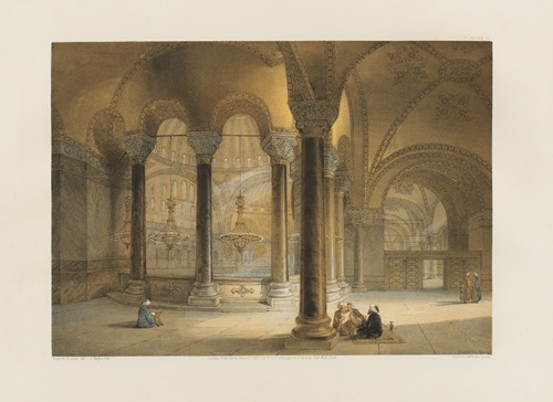 Aya Sofia, Constantinople; as recently restored by order of H. M. the sultan Abdul-Medjid Pl.11