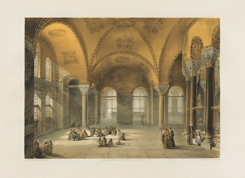 Aya Sofia, Constantinople; as recently restored by order of H. M. the sultan Abdul-Medjid Pl.12