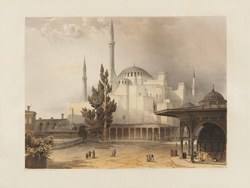 Aya Sofia, Constantinople; as recently restored by order of H. M. the sultan Abdul-Medjid Pl.15