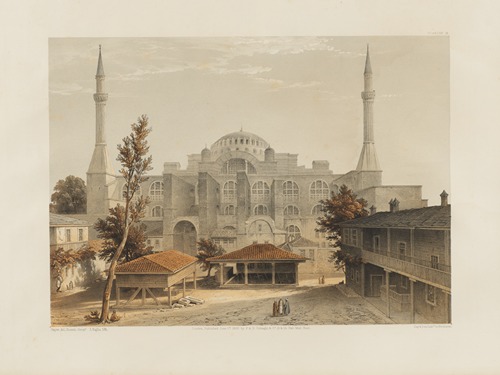 Aya Sofia, Constantinople; as recently restored by order of H. M. the sultan Abdul-Medjid Pl.16