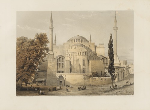 Aya Sofia, Constantinople; as recently restored by order of H. M. the sultan Abdul-Medjid Pl.18