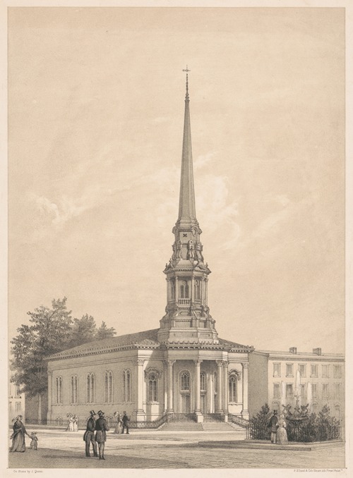 The Fourth Baptist Church, N.W. corner of Fifth & Buttonwood Streets, Philadelphia