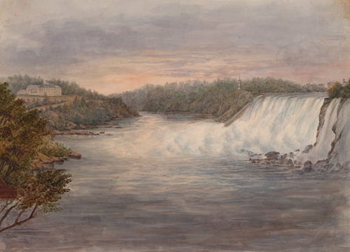 Clifton House & Niagara, Monday, July 22d, 1846, from above the Stair – Table Rock