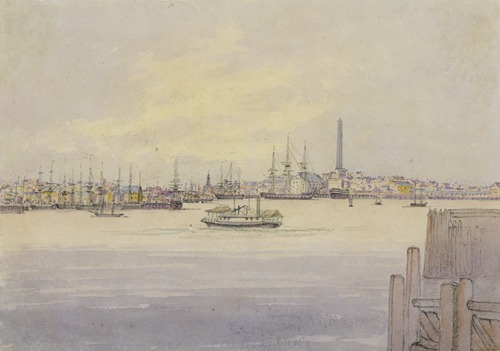 From the Cambria steamer, starting from Boston, U.S. Bunker’s Hill Monument