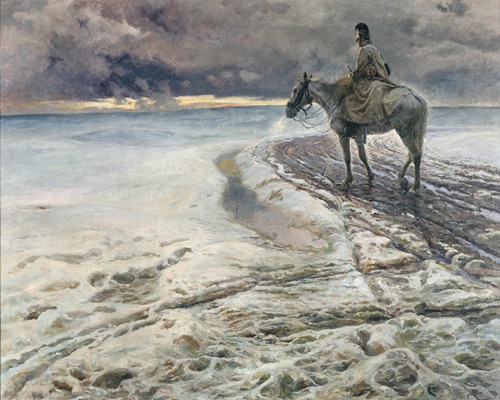 A Rider in the Snow (Vedette)