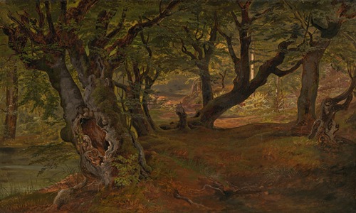 View of Bregentved Forest, Sjaeeland