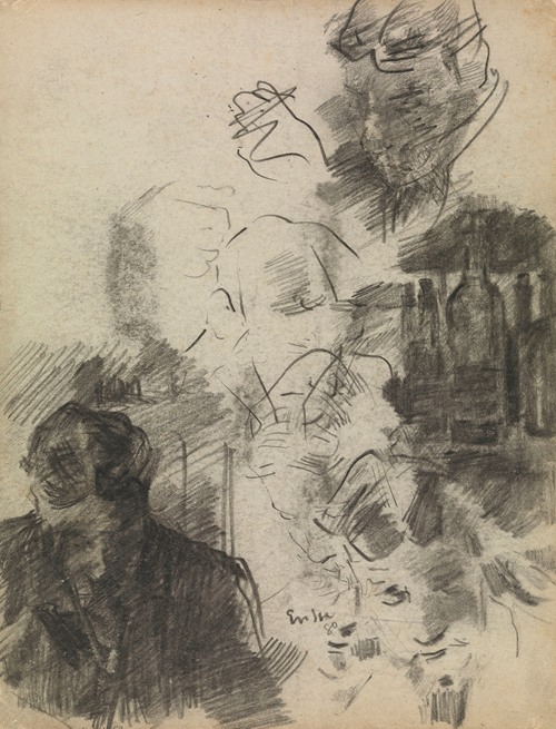 The Painter Alfred William Finch, a Study with Bottles
