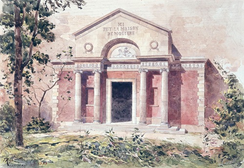 Temple de Molière, pavillon de l’ancienne propriété Choiseul Praslin, 57 avenue Théophile Gautier