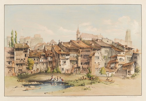 Fribourg (Suisse) (Quartier de la Neuve-Ville)