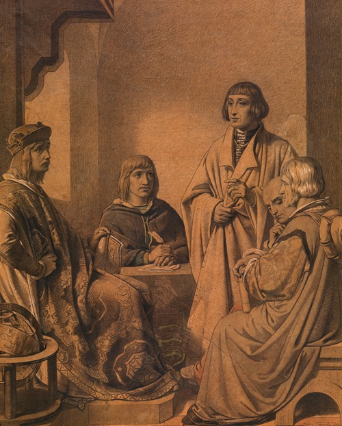 The Magistracy of Antwerp Receives the First Muscovite Delegates in 1524