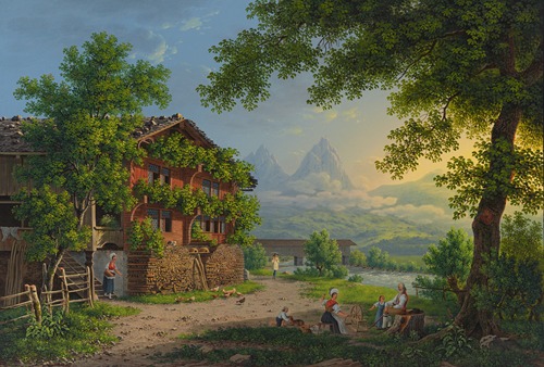 Die Muota Brüke bei Schwytz
