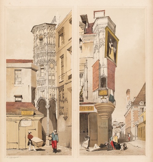 Hôtel de la Trémouille, rue des Bourdonnais et Vieille-rue-du-Temple, Paris