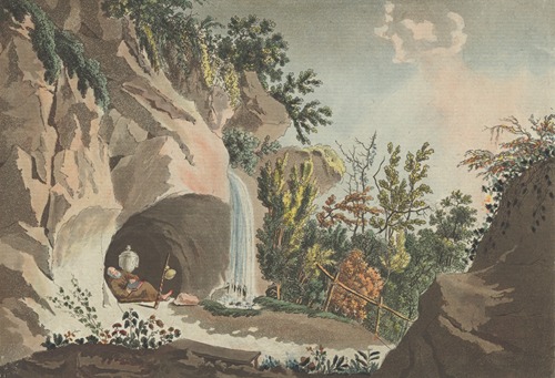 Vue de la Grotte de l’Heremite faisant partie d’un Jardin à l’angloise près d’Arlesheim dans l’Evêché de Bâle