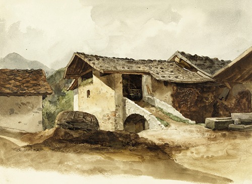 Vue d’une ferme