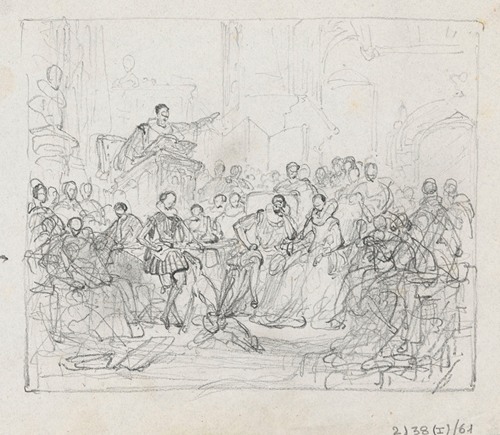 Archdukes Albert and Isabella Attend a Lesson by Justus Lipsius